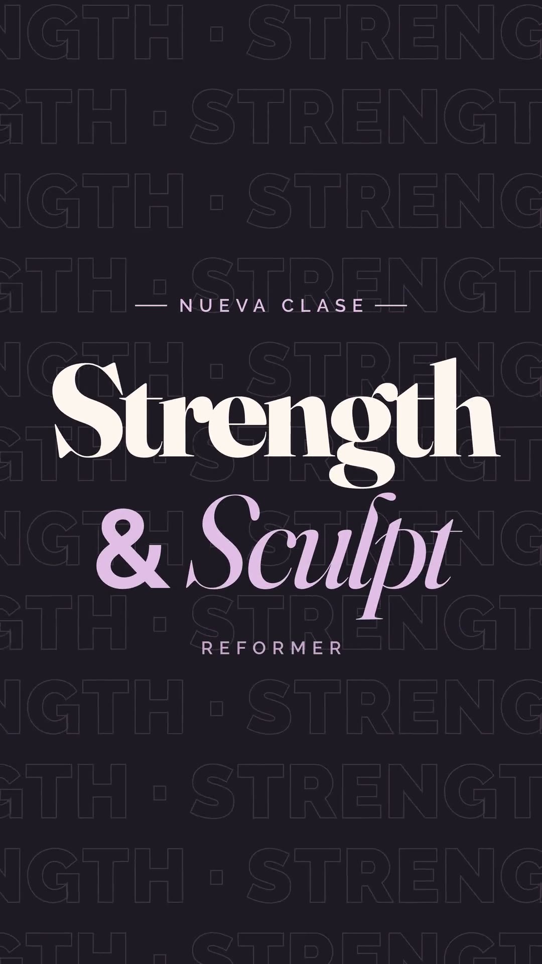 Strength & Sculpt for Pinar Pilates (Motion graphics)