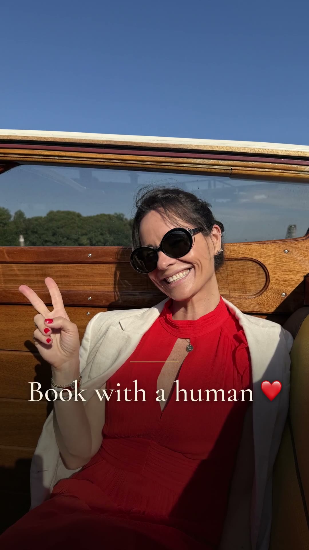 Book with a human for Sarah Ives (Social media video editing)